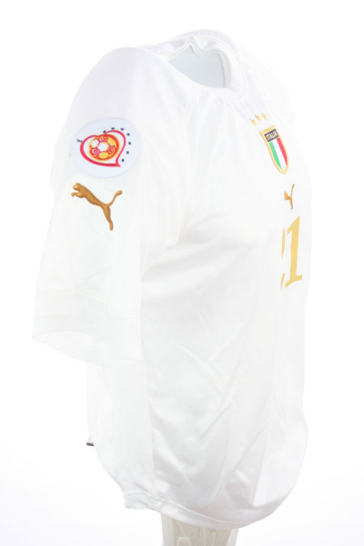 Puma Italien Trikot 21 Andrea Pirlo Euro 2004 Away weiß Herren XL