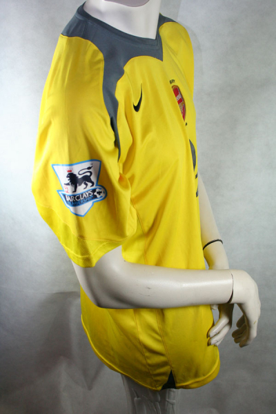 Nike Arsenal London Trikot 9 Reyes 2005/06 CL Finale Away o2 gelb Herren L