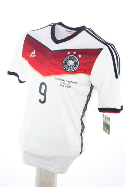 Adidas Deutschland Trikot 9 Andre Schürrle WM 2014 DFB heim weiß NEU Weltmeister Herren M