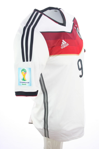 Adidas Deutschland Trikot 9 Andre Schürrle WM 2014 DFB Heim Weltmeister Weiß Kinder 164 cm (spezial)