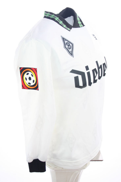 Reebok Borussia Mönchengladbach Trikot 10 Effenberg 1995/96 BMG Weiß Herren S