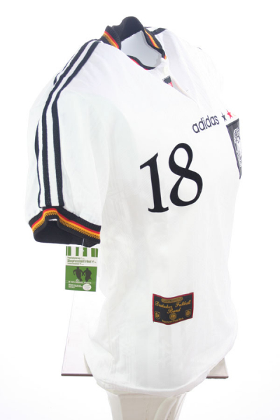 Adidas Deutschland Trikot 18 Jürgen Klinsmann 1996 Euro 96 Match worn DfB Herren S oder XL