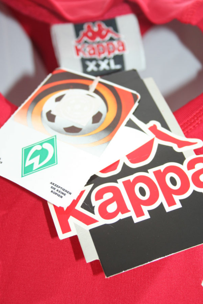 Kappa SV Werder Bremen Trikot 32 Aílton 2000/01 QSC Event Neu Rot Herren XL/XXL
