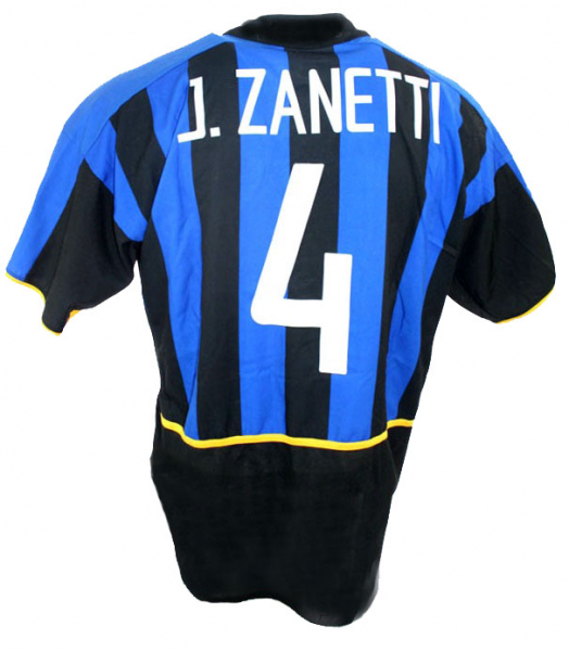 Nike Inter Mailand Trikot 4 Javier Zanetti 2002/03 Home Herren XL