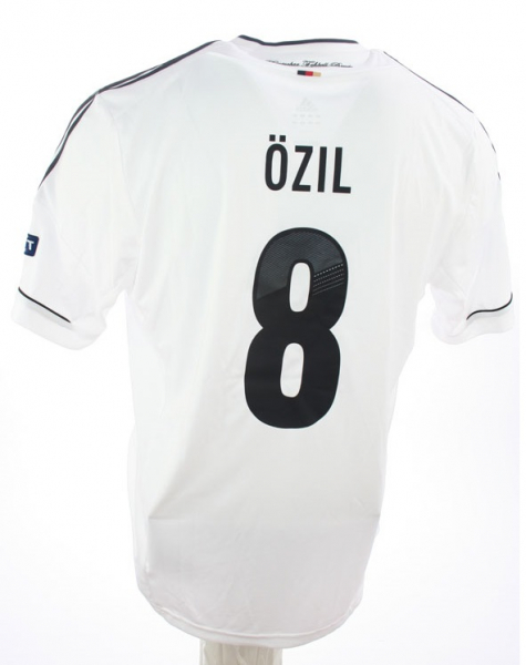 Adidas Deutschland Trikot 8 Mesut Özil Euro 2012 DFB Heim Weiß Patches Herren XL