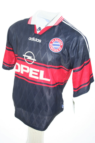 Adidas FC Bayern München Trikot 9 Giovane Elber 1997/98 Opel Heim Herren L B-Ware