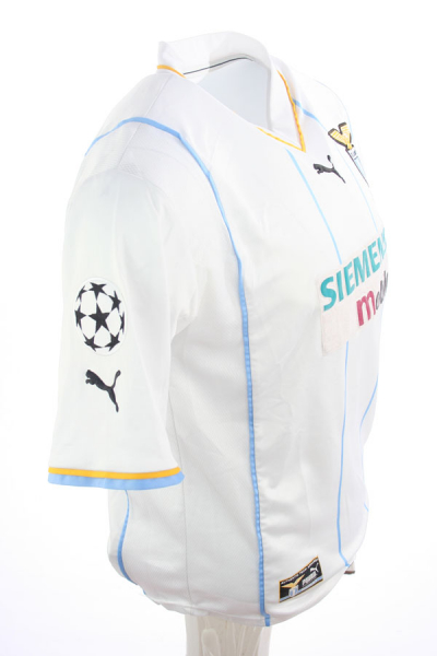 Puma Lazio Rom camiseta 21 Simone Inzaghi 2001/2002 blanco/azul Siemens senor L