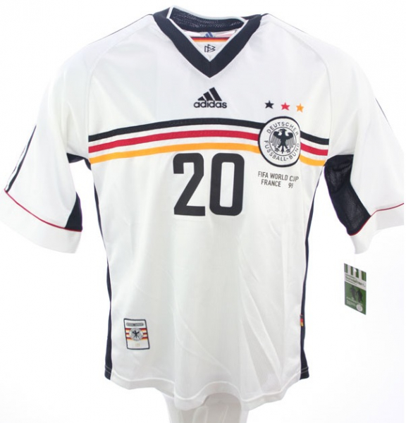 Adidas Deutschland Trikot 20 Oliver Bierhoff WM 1998 Home DFB Herren XXL