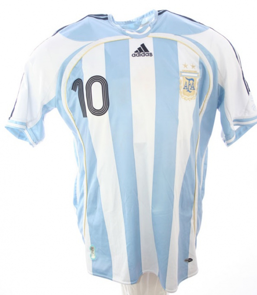 Adidas Argentinien Trikot 10 Diego Maradona WM 2006 Heim Herren M oder XL