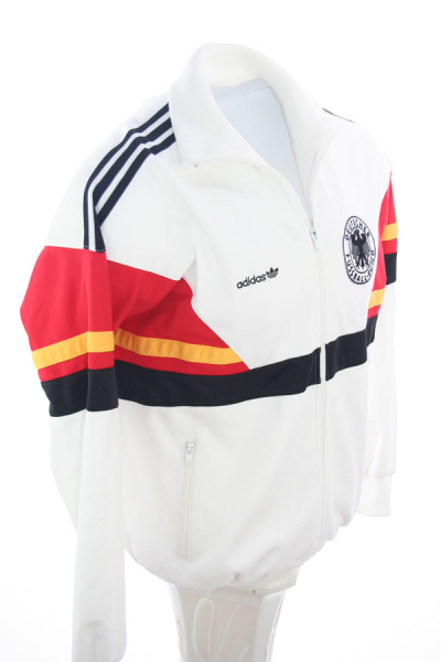 Adidas Alemania chaqueta 1986 jersey camiseta blanco señor XL
