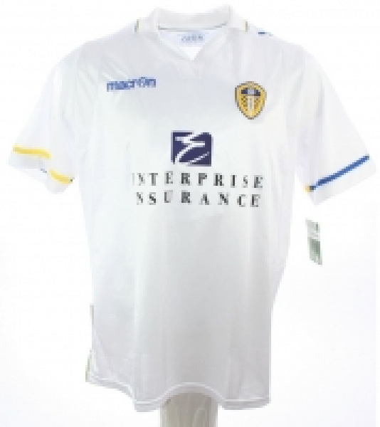 Macron Leeds United Trikot 2011/12 interprise home weiß Herren XL/XXL