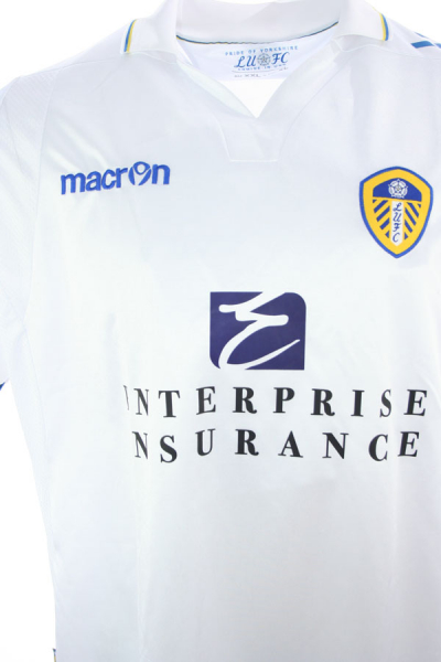Macron Leeds United Trikot 2011/12 interprise home weiß Herren XL/XXL