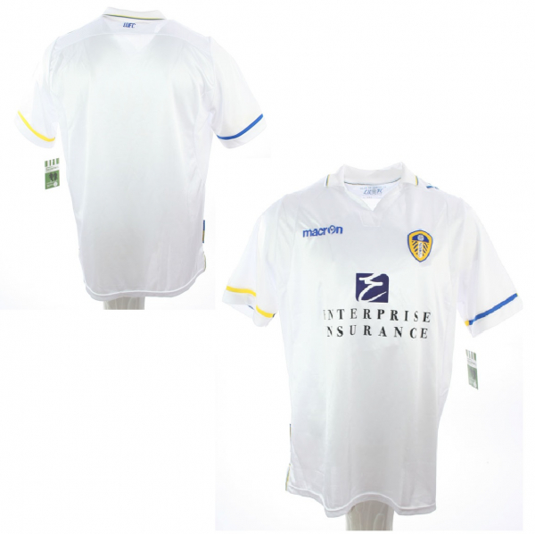 Macron Leeds United Trikot 2011/12 interprise home weiß Herren XL/XXL