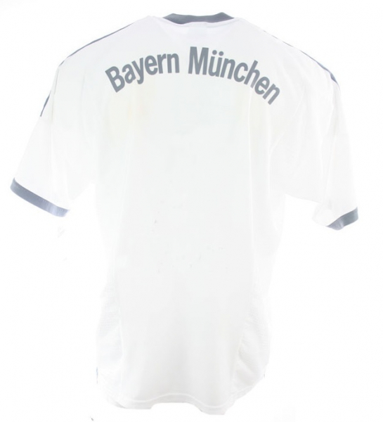 Adidas FC Bayern München Trikot 2002/03 Weiß T-Mobile Auswärts Herren L