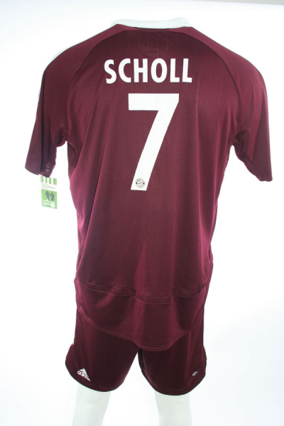 Adidas FC Bayern München Trikot 7 Mehmet Scholl 2006/07 mit Hose T-com Herren XL