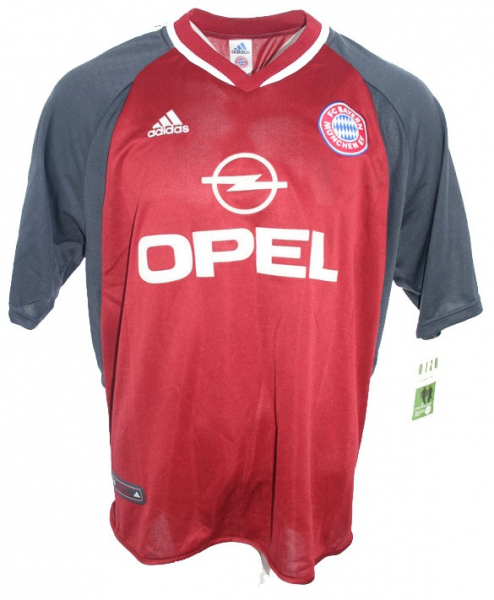 Adidas FC Bayern München Trikot 3 Bixente Lizarazu 2001/02 Opel Herren S oder XL