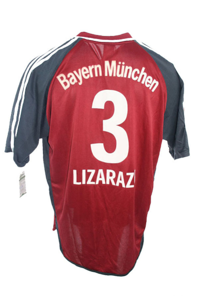 Adidas FC Bayern München Trikot 3 Bixente Lizarazu 2001/02 Opel Herren S oder XL
