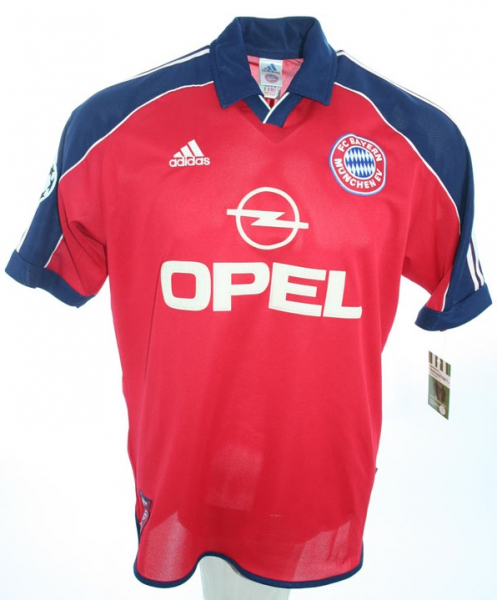 Adidas FC Bayern München Trikot 9 Giovane Elber 2000/01 Opel Herren S