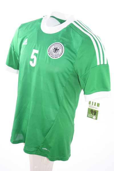 Adidas Germany jersey 5 Mats Hummels 2012 away green men's S