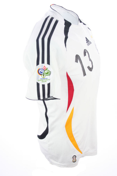 Adidas Deutschland Trikot 13 Michael Ballack WM 2006 DFB Heim Weiß NEU mit Etiketten Herren Kinder 140 cm