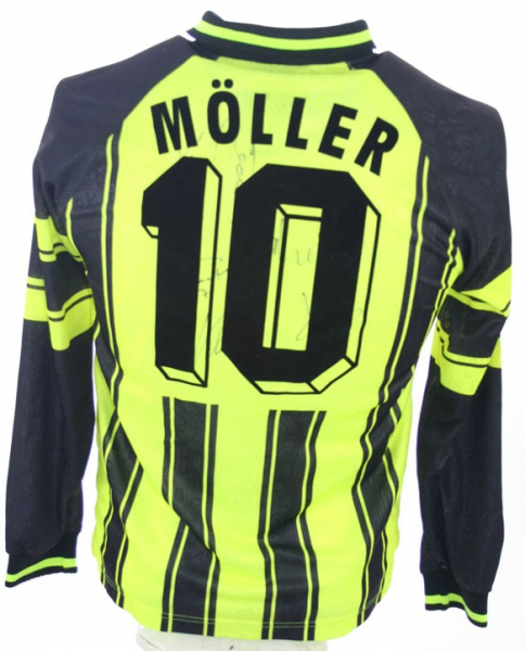 Nike Borussia Dortmund Trikot 10 Andreas Möller 1996/97 CL Continentale BVB Herren S-M 176cm