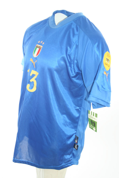Puma Italia camiseta 13 Alessandro Nesta Euro 2004 matchworn? senor XL