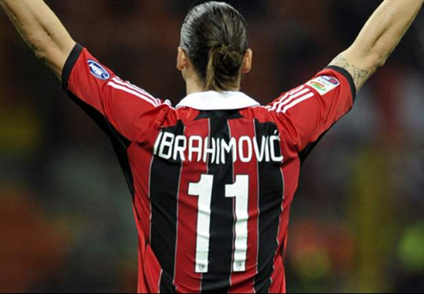 Adidas AC Mailand Trikot 11 Ibrahimovic 2012/13 CL Heim Neu Herren S/M/L(XL/XXL