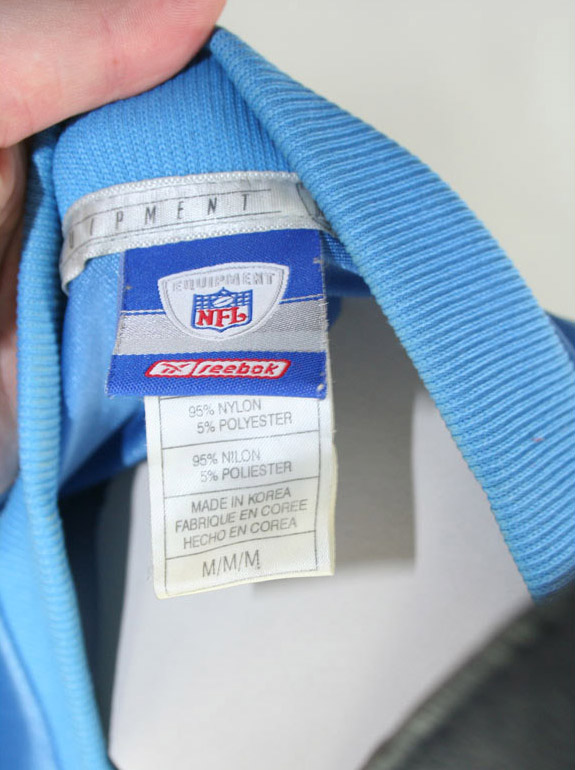 Reebok San Diego Chargers Trikot 9 Drew Brees 2002-04 NFL Blau Hellblau Herren M