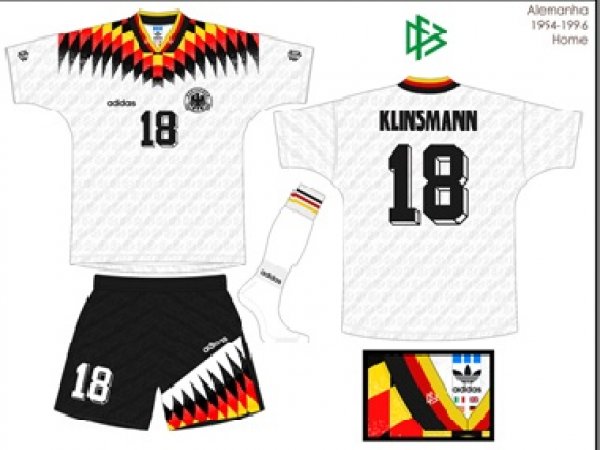 Adidas Deutschland Trikot Hose Shorts WM 1994 USA DFB Heim Herren XL = 9