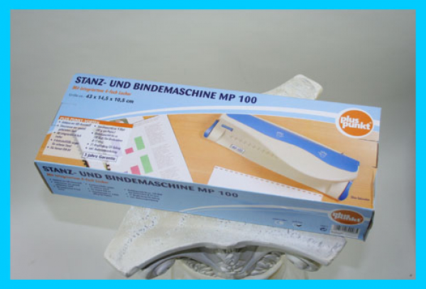 Neu Qualitäts Spiral Bindegerät & Starterset + 4er Locher + Plastikbrücken 25 Stück