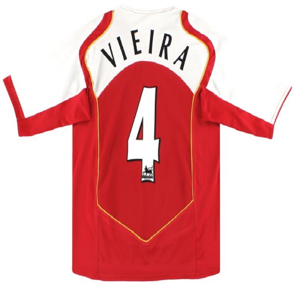Nike FC Arsenal London Trikot 4 Patrick Vieira 2004/05 Meister Heim Herren XL (B-Ware)