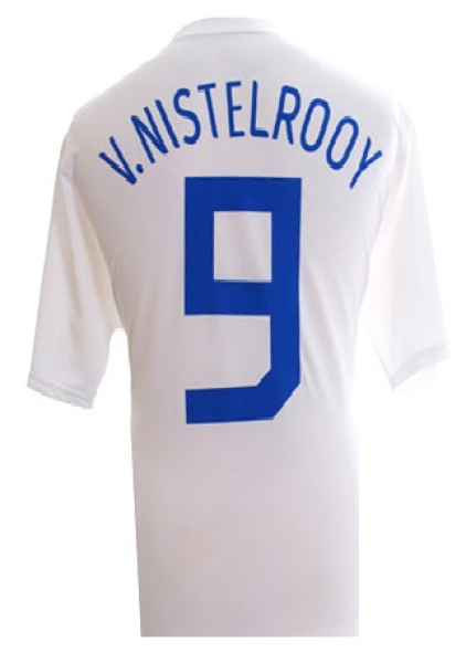Nike Países Bajos camiseta 9 Ruud van Nistelrooy copa del mundo 2006 blanco senor XL