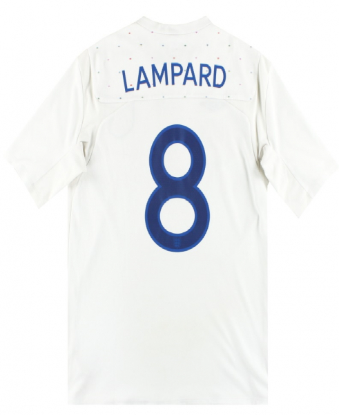 Umbro England Trikot 8 Frank Lampard WM 2010 heim weiß Herren 44" = L