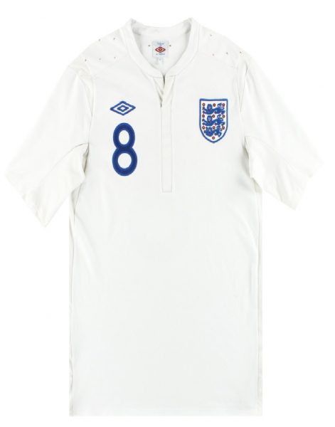 Umbro England Trikot 8 Frank Lampard WM 2010 heim weiß Herren 44" = L