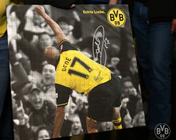 Nike Borussia Dortmund camiseta 17 Dede 2007/08 Evonik Matchworn senor M