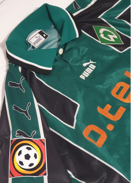 Puma SV Werder Bremen jersey 10 Claudio Pizarro 1999/2000 home O-Tel-O men's M