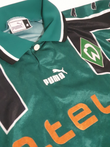 Puma SV Werder Bremen jersey 10 Claudio Pizarro 1999/2000 home O-Tel-O men's M