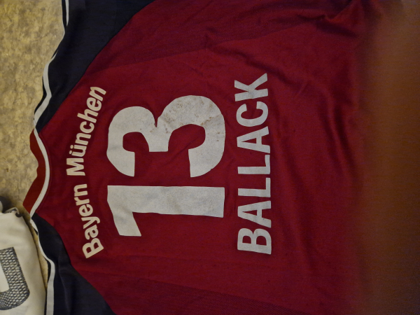 Adidas FC Bayern München Trikot 13 Michael Ballack 2002/03 Herren 2XL/XXL (B-ware T-Mobile defekt)