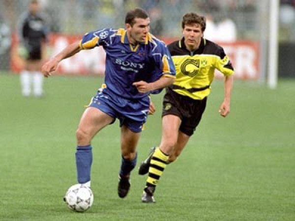 Kappa Juventus Turin Trikot 21 Zinédine Zidane 1997/98 Blau Herren XL