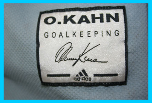 Adidas FC Bayern München Torwart Trikot 1 Oliver Kahn Opel Grau 2001/02 Herren S oder M