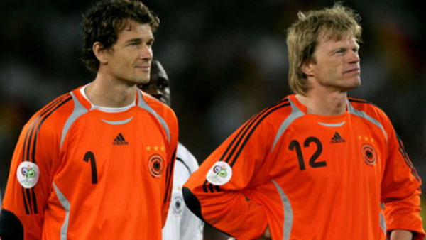 Adidas Deutschland Torwarttrikot 12 Oliver Kahn 2006 WM DFB Orange Herren XS, M, L oder XL oder Kinder 164 cm