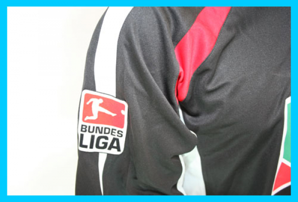 Saller 1.FC Köln Trikot 10 Podolski 2004/05 Funny Frisch matchworn schwarz Herren L/XL