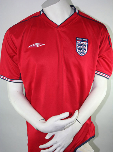 Umbro England Wende Trikot WM 2002 Euro 2004 Special Blau & Rot Herren L