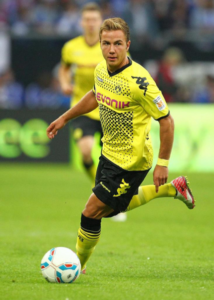 Kappa Borussia Dortmund Trikot 11 Mario Götze 2011/12 BVB Evonik Herren S-M=176cm