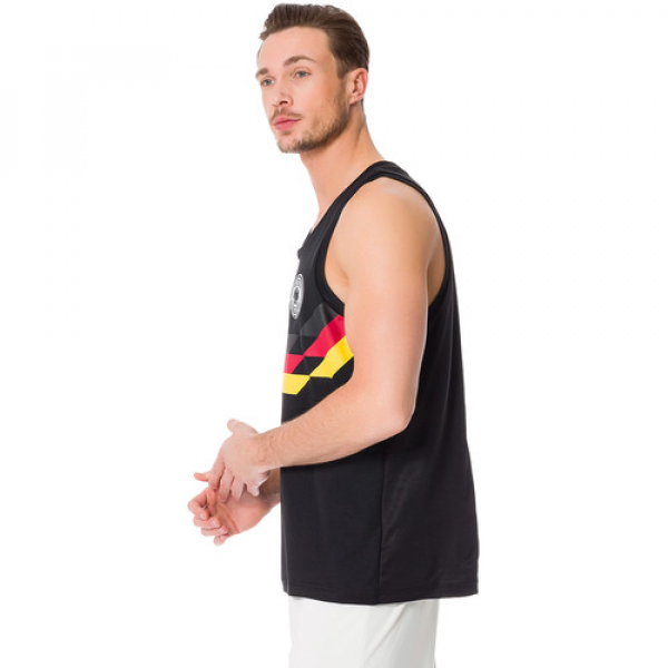 Adidas Deutschland Tank-Top T-shirt 1990 schwarz Originals DFB Neu Herren S/M/L/XL