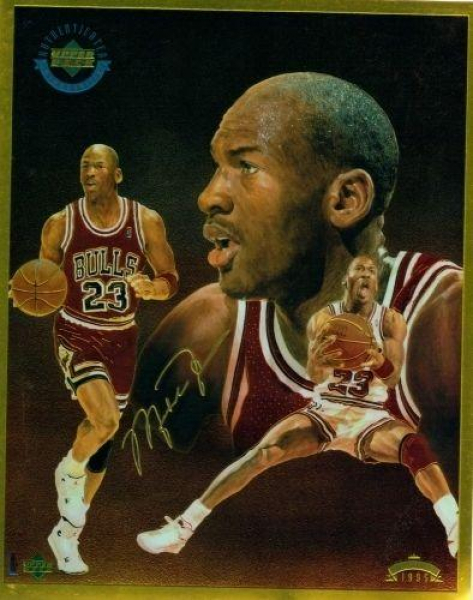 Champion Chicago Bulls jersey 23 Michael Air Jordan NBA basketball black men's M/L = US 44