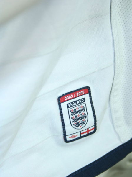 Umbro Inglaterra camiseta Euro 2004 maillot blanco senor XL