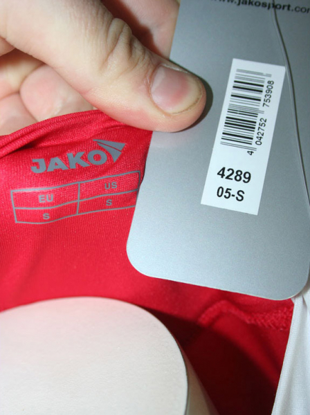 Jako Rot Weiss Ahlen jersey hand signatured new home men's S/M/L/XL/XXL