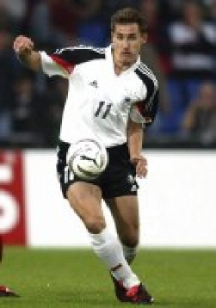 Adidas germany jersey 11 Miroslav Klose DfB Euro 2004 men's XL