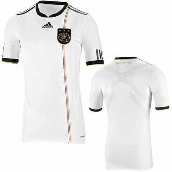Adidas Alemania camiseta 2010 Techfit dfb Performance box blanco senor M